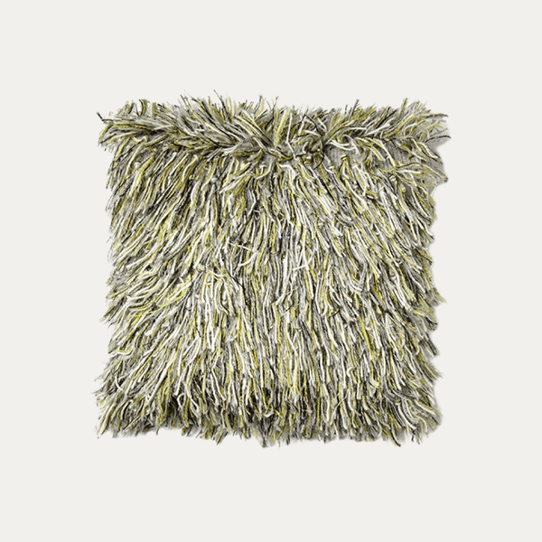 Giant Feather Grass Monochrome Throw Pillow