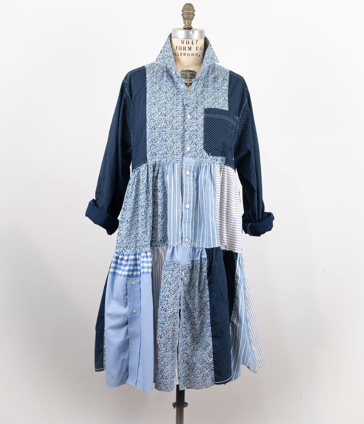 Montclair Reconstructed Shirt Dress #023