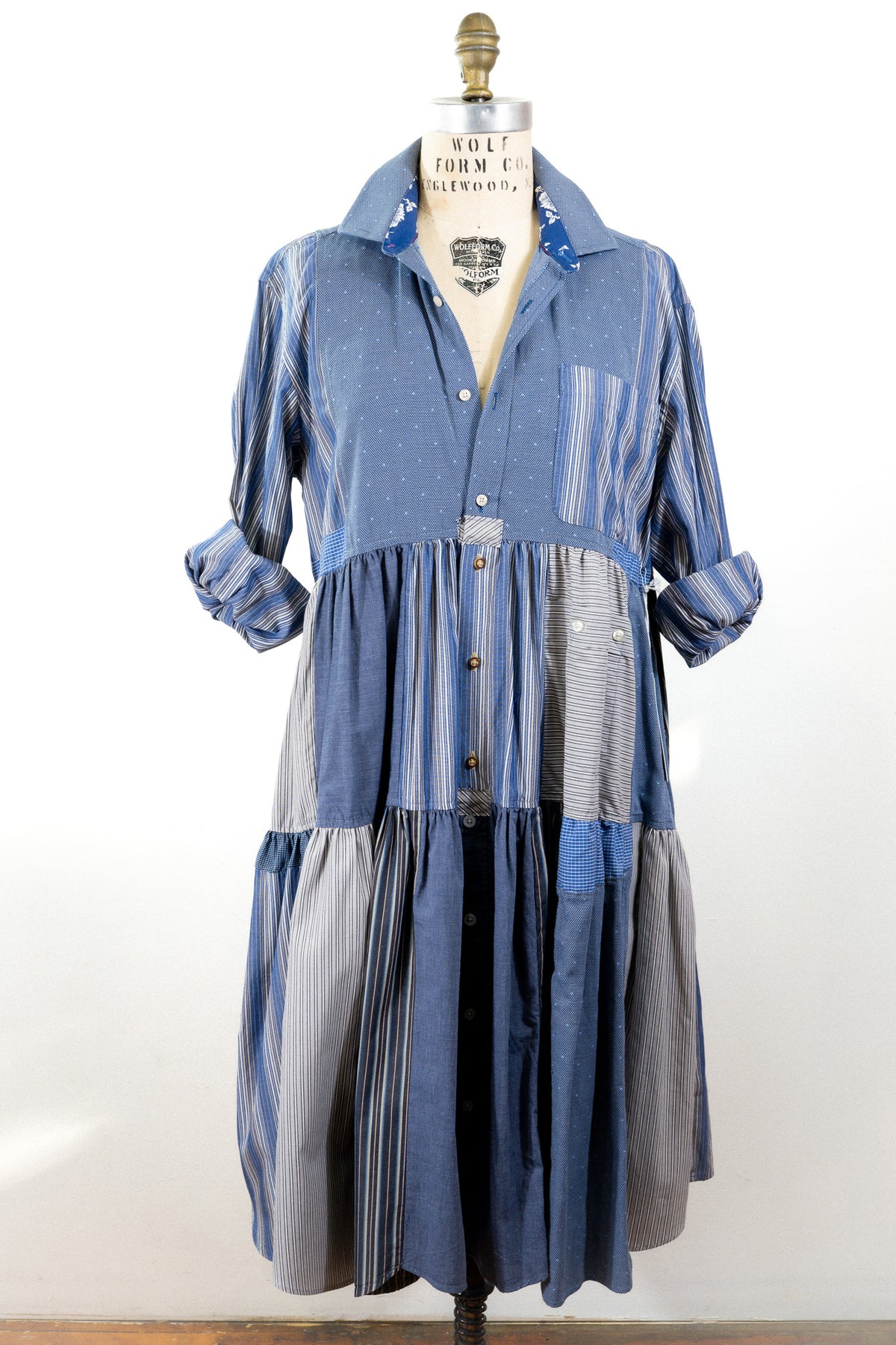 Montclair Reconstructed Shirt Dress #069