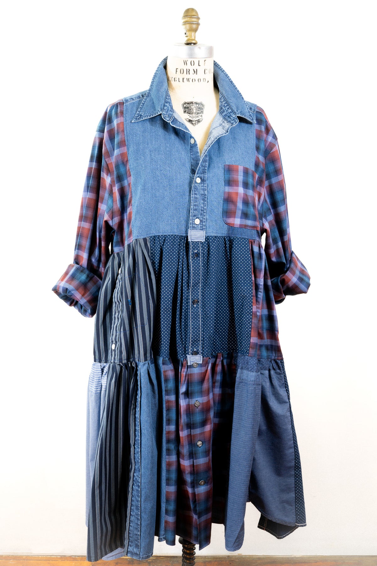 Montclair Reconstructed Shirt Dress #074