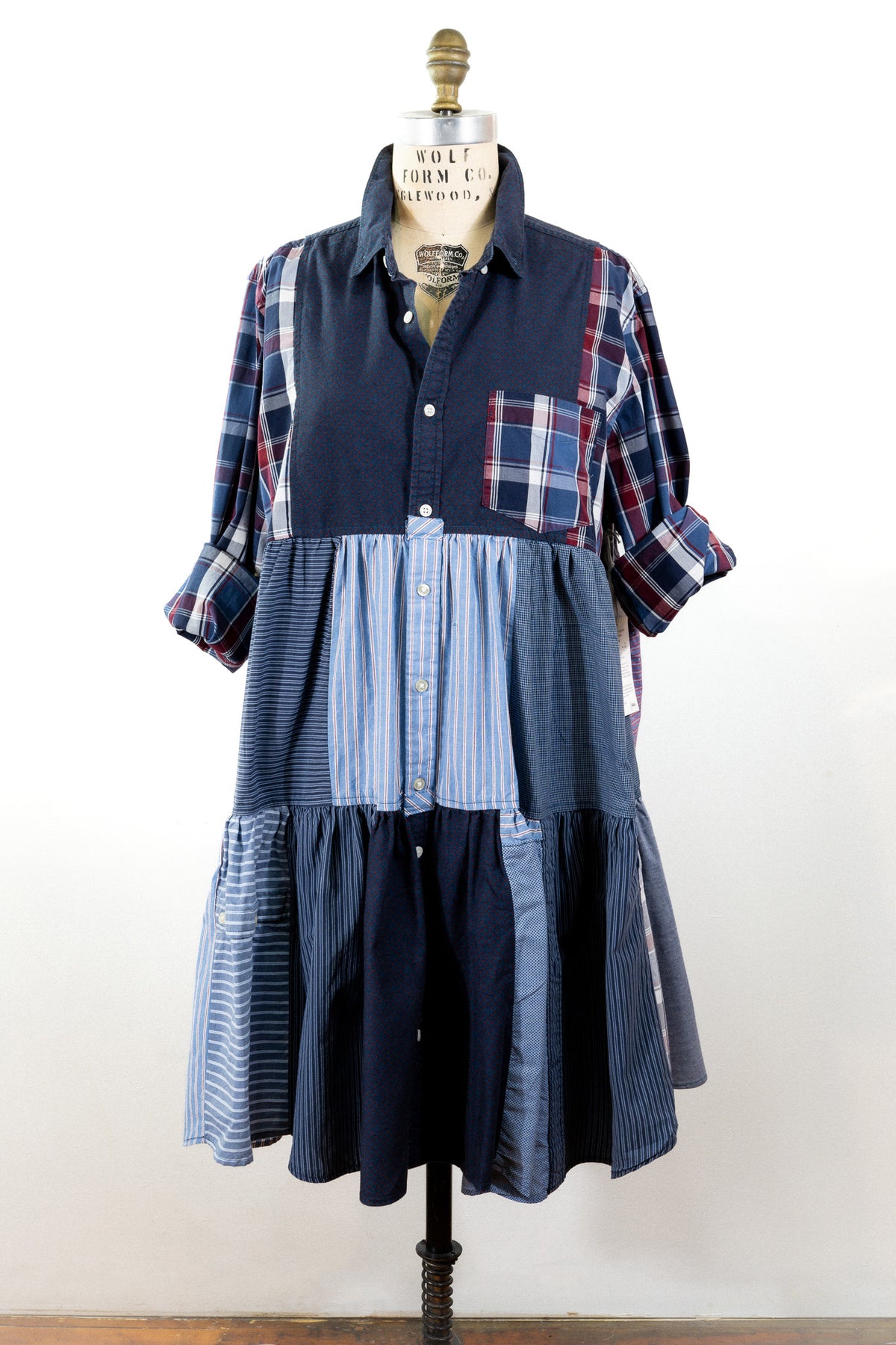 Montclair Reconstructed Shirt Dress #080