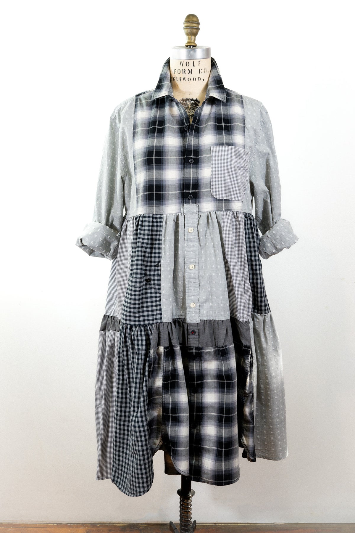 Montclair Reconstructed Shirt Dress #083